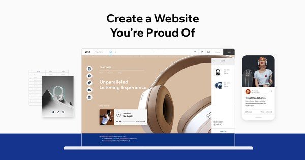 kelebihan website builder wix